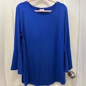 Cobalt Blue Blouse